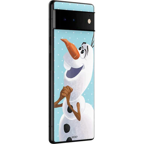 Disney Frozen Olaf Polka Dots Google Pixel 6 Pro Skin